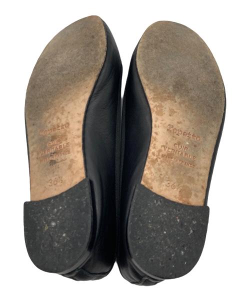 repetto（レペット）repetto (レペット) サンドリオン バレエパンプス ブラック サイズ:36 1/2の古着・服飾アイテム
