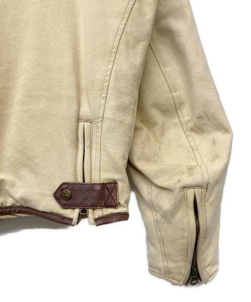 VANSON（バンソン）VANSON (バンソン) ライナー付きライディングジャケット ベージュ サイズ:sizeXLの古着・服飾アイテム