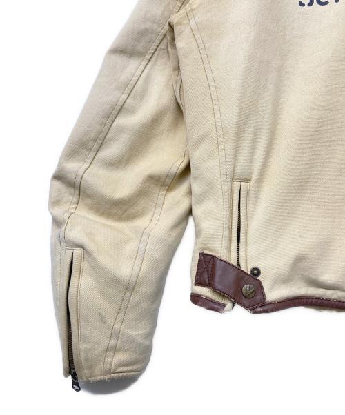 VANSON（バンソン）VANSON (バンソン) ライナー付きライディングジャケット ベージュ サイズ:sizeXLの古着・服飾アイテム