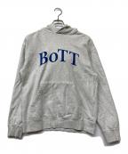 BoTTボット）の古着「OG LOGO PARKA(オージー ロゴ パーカー)」｜ライトグレー