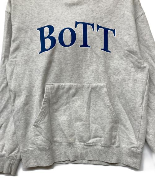 BoTT（ボット）BoTT (ボット) OG LOGO PARKA(オージー ロゴ パーカー) ライトグレー サイズ:sizeMの古着・服飾アイテム
