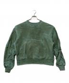 TTT MSWティー）の古着「20AW PAINT SWEAT」｜グリーン