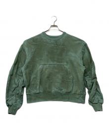 TTT MSW（ティー）の古着「20AW PAINT SWEAT」｜グリーン