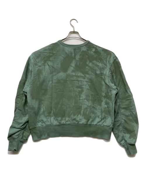 TTT MSW（ティー）TTT MSW (ティー) 20AW PAINT SWEAT グリーン サイズ:Ｌの古着・服飾アイテム