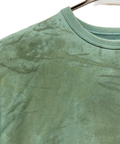 TTT MSW（ティー）TTT MSW (ティー) 20AW PAINT SWEAT グリーン サイズ:Ｌの古着・服飾アイテム
