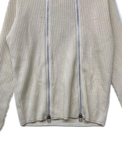 JOHN LAWRENCE SULLIVAN（ジョン ローレンス サリバン）JOHN LAWRENCE SULLIVAN (ジョン ローレンス サリバン) 17AW ダブルジップニット アイボリー サイズ:Sの古着・服飾アイテム