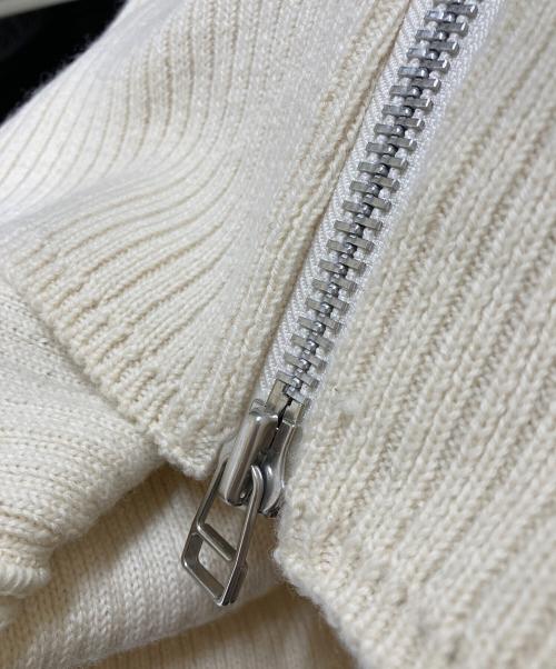 JOHN LAWRENCE SULLIVAN（ジョン ローレンス サリバン）JOHN LAWRENCE SULLIVAN (ジョン ローレンス サリバン) 17AW ダブルジップニット アイボリー サイズ:Sの古着・服飾アイテム