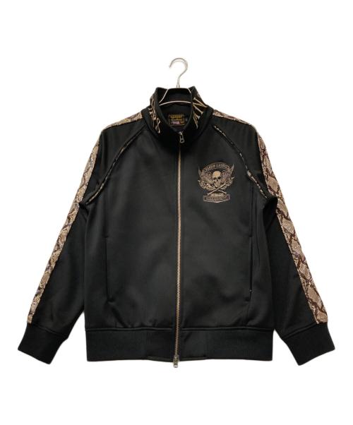 VANSON（バンソン）VANSON (バンソン) スカル刺繍ジャケット ブラック サイズ:SIZELの古着・服飾アイテム