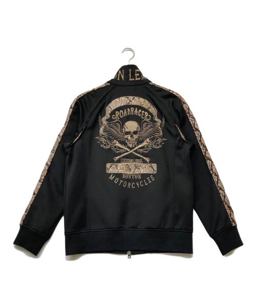 VANSON（バンソン）VANSON (バンソン) スカル刺繍ジャケット ブラック サイズ:SIZELの古着・服飾アイテム