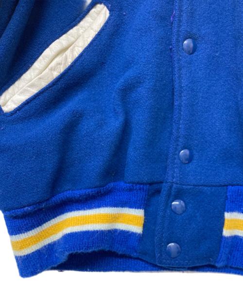 DeLong（デロング）DeLong (デロング) スタジャン ブルー×イエロー サイズ:SIZELの古着・服飾アイテム