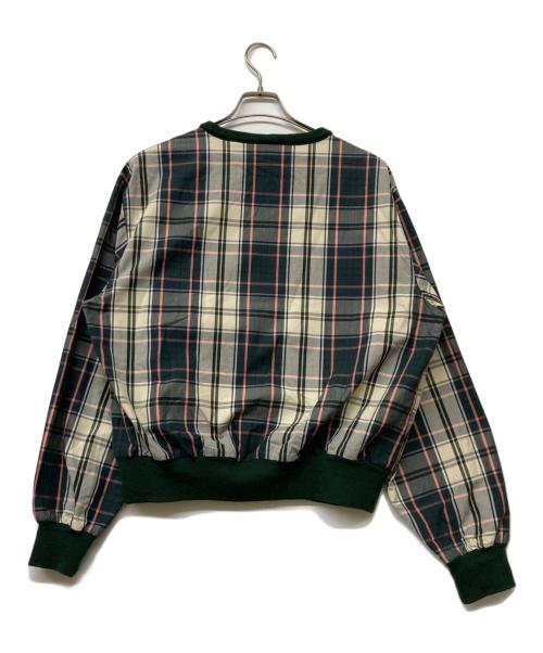 POLO RALPH LAUREN（ポロ・ラルフローレン）POLO RALPH LAUREN (ポロ・ラルフローレン) 90s マドラスチェック スウェット グリーン サイズ:sizeMの古着・服飾アイテム
