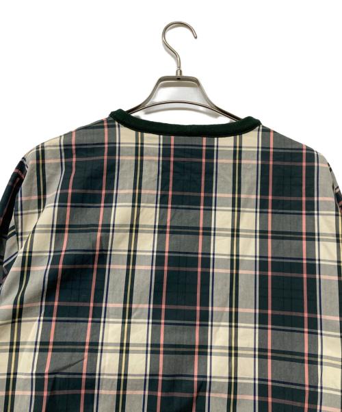 POLO RALPH LAUREN（ポロ・ラルフローレン）POLO RALPH LAUREN (ポロ・ラルフローレン) 90s マドラスチェック スウェット グリーン サイズ:sizeMの古着・服飾アイテム