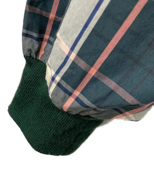 POLO RALPH LAUREN（ポロ・ラルフローレン）POLO RALPH LAUREN (ポロ・ラルフローレン) 90s マドラスチェック スウェット グリーン サイズ:sizeMの古着・服飾アイテム