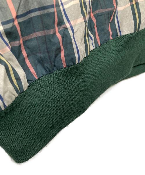 POLO RALPH LAUREN（ポロ・ラルフローレン）POLO RALPH LAUREN (ポロ・ラルフローレン) 90s マドラスチェック スウェット グリーン サイズ:sizeMの古着・服飾アイテム