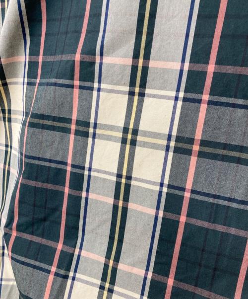 POLO RALPH LAUREN（ポロ・ラルフローレン）POLO RALPH LAUREN (ポロ・ラルフローレン) 90s マドラスチェック スウェット グリーン サイズ:sizeMの古着・服飾アイテム