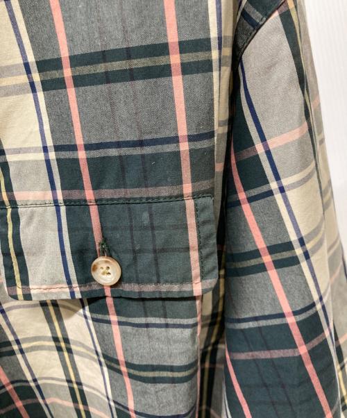 POLO RALPH LAUREN（ポロ・ラルフローレン）POLO RALPH LAUREN (ポロ・ラルフローレン) 90s マドラスチェック スウェット グリーン サイズ:sizeMの古着・服飾アイテム