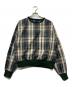 POLO RALPH LAUREN（ポロ・ラルフローレン）の古着「90s マドラスチェック スウェット」｜グリーン