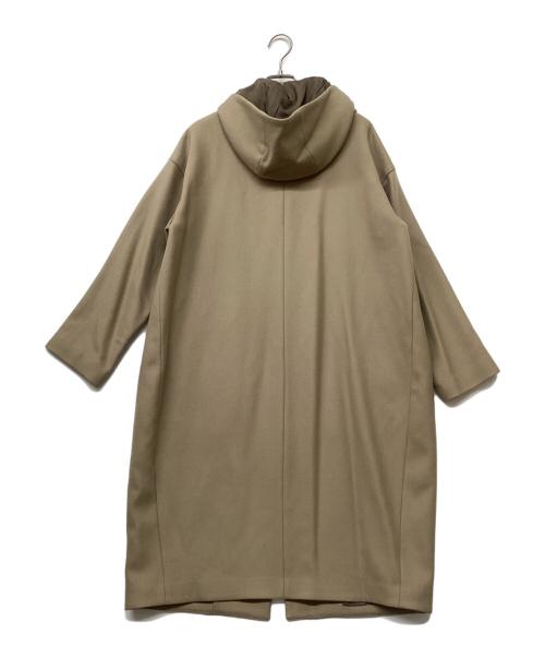 DAMA collection（ダーマコレクション）DAMA collection (ダーマコレクション) フーデッドウールコート ベージュ サイズ:SIZE2の古着・服飾アイテム