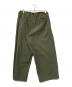 LA BOUCLE (ラ ブークル) Gass Twill ワイド イージーパンツ オリーブ サイズ:Free：6000円