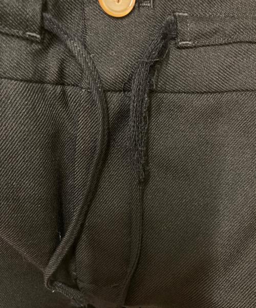 digawel4（ディガウェル4）DIGAWEL4 (ディガウェル4) ウールイージーパンツ ブラック サイズ:SIZE1の古着・服飾アイテム