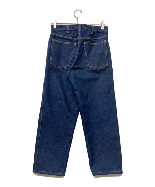 LIVING CONCEPT（リビングコンセプト）LIVING CONCEPT (リビングコンセプト) 5ポケットデニムワイドパンツ インディゴ サイズ:SIZE1の古着・服飾アイテム