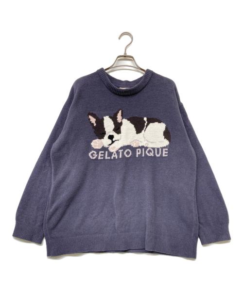 gelato pique（ジェラートピケ）gelato pique (ジェラートピケ) エアモコSLEEPING DOG JQDプルオーバー グレー サイズ:SIZE Freeの古着・服飾アイテム