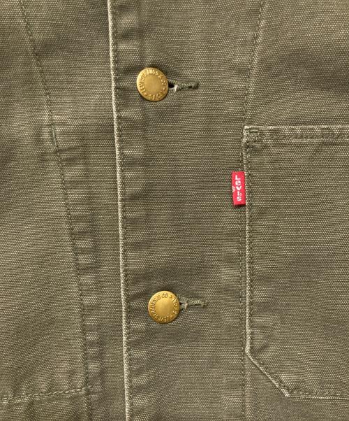 LEVI'S（リーバイス）LEVI'S (リーバイス) ダック地エンジニアカバーオール オリーブ サイズ:sizeSの古着・服飾アイテム