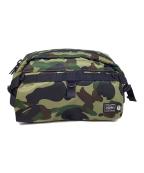PORTER×A BATHING APEポーター×アベイシングエイプ）の古着「1ST CAMO WAIST BAG/カモウエストバッグ」｜カーキ