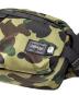中古・古着 PORTER (ポーター) A BATHING APE (アベイシングエイプ) 1ST CAMO WAIST BAG/カモウエストバッグ カーキ：25000円