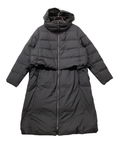 LANVIN en Bleu（ランバンオンブルー）LANVIN en Bleu (ランバンオンブルー) テープドッキングダウンコート ブラック サイズ:SIZEM 未使用品の古着・服飾アイテム