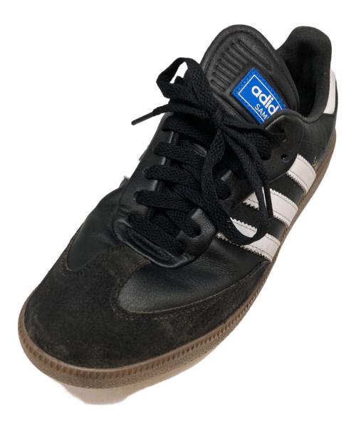 adidas（アディダス）adidas (アディダス) サンバ ゴルフ フルグレインレザー ブラック×ホワイト サイズ:SIZE26.5㎝の古着・服飾アイテム