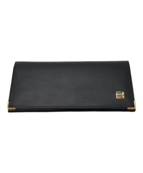 dunhill（ダンヒル）dunhill (ダンヒル) レザー長財布 ブラックの古着・服飾アイテム
