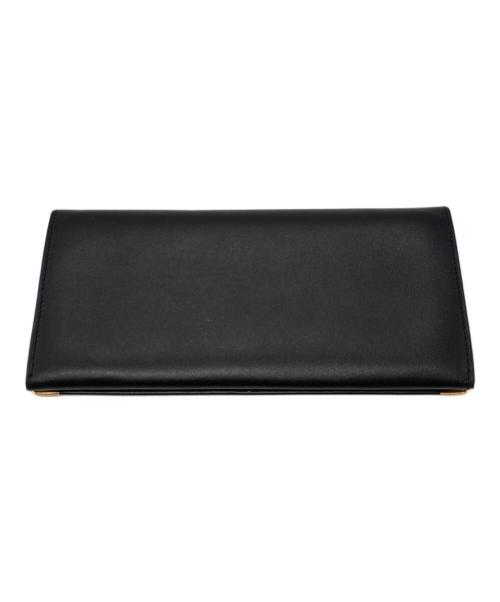 dunhill（ダンヒル）dunhill (ダンヒル) レザー長財布 ブラックの古着・服飾アイテム