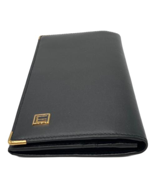 dunhill（ダンヒル）dunhill (ダンヒル) レザー長財布 ブラックの古着・服飾アイテム