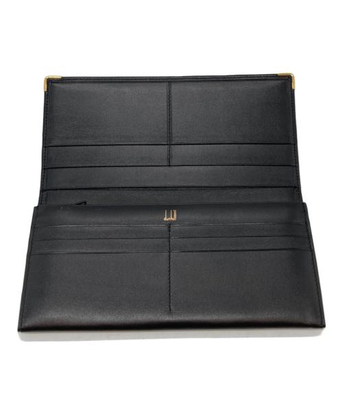 dunhill（ダンヒル）dunhill (ダンヒル) レザー長財布 ブラックの古着・服飾アイテム