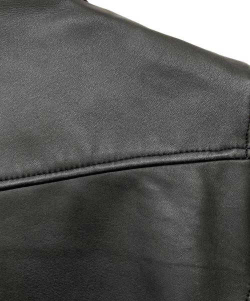 UNITED TOKYO（ユナイテッドトーキョー）UNITED TOKYO (ユナイテッドトーキョー) ラムスキンライダースジャケット ブラック サイズ:SIZE1の古着・服飾アイテム