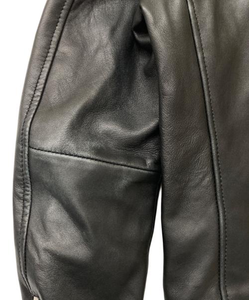 UNITED TOKYO（ユナイテッドトーキョー）UNITED TOKYO (ユナイテッドトーキョー) ラムスキンライダースジャケット ブラック サイズ:SIZE1の古着・服飾アイテム