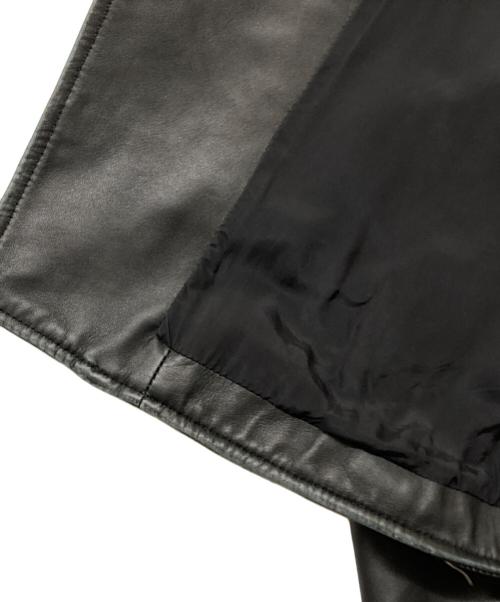 UNITED TOKYO（ユナイテッドトーキョー）UNITED TOKYO (ユナイテッドトーキョー) ラムスキンライダースジャケット ブラック サイズ:SIZE1の古着・服飾アイテム