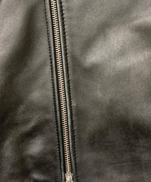 UNITED TOKYO（ユナイテッドトーキョー）UNITED TOKYO (ユナイテッドトーキョー) ラムスキンライダースジャケット ブラック サイズ:SIZE1の古着・服飾アイテム