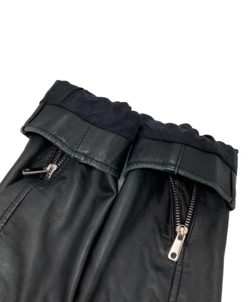 UNITED TOKYO（ユナイテッドトーキョー）UNITED TOKYO (ユナイテッドトーキョー) ラムスキンライダースジャケット ブラック サイズ:SIZE1の古着・服飾アイテム