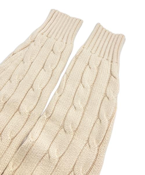 POLO RALPH LAUREN（ポロ・ラルフローレン）POLO RALPH LAUREN (ポロ・ラルフローレン) QRタグ Cable-Knit Cotton Sweater アイボリー サイズ:SIZE Sの古着・服飾アイテム
