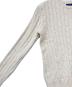 中古・古着 POLO RALPH LAUREN (ポロ・ラルフローレン) QRタグ Cable-Knit Cotton Sweater アイボリー サイズ:SIZE S：8000円