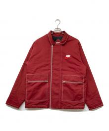NIKE×SUPREME（ナイキ×シュプリーム）の古着「18AW Double Zip Work Jacket（18 エーダブリュー ダブル ジップ ワーク ジャケット）」｜レッド