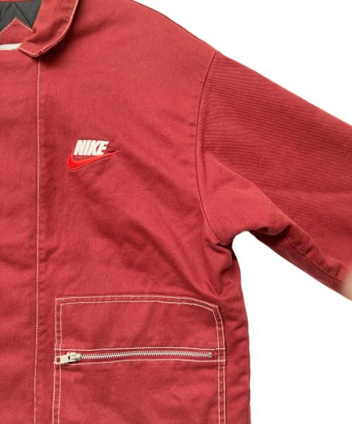 NIKE（ナイキ）NIKE (ナイキ) SUPREME (シュプリーム) 18AW Double Zip Work Jacket（18 エーダブリュー ダブル ジップ ワーク ジャケット） レッド サイズ:SIZE Lの古着・服飾アイテム