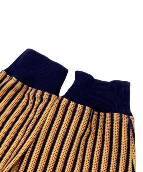stussy（ステューシー）stussy (ステューシー) Vertical Dot Striped Ls Crew(バーティカル ドット ストライプド エルエス クルー) ベージュ×ネイビー サイズ:SIZELの古着・服飾アイテム
