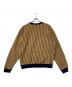 stussy (ステューシー) Vertical Dot Striped Ls Crew(バーティカル ドット ストライプド エルエス クルー) ベージュ×ネイビー サイズ:SIZEL：10000円