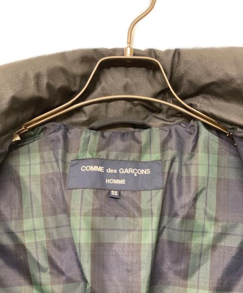 COMME des GARCONS HOMME（コムデギャルソン オム）COMME des GARCONS HOMME (コムデギャルソン オム) 08AW ダウンジャケット ブラック サイズ:SSの古着・服飾アイテム