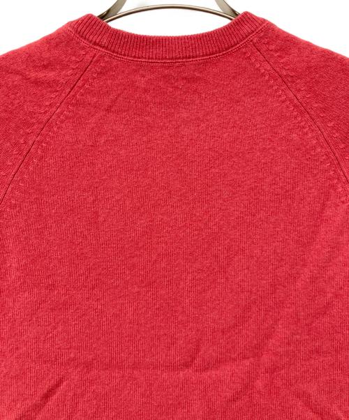 BURBERRY BLUE LABEL（バーバリー ブルー レーベル）BURBERRY BLUE LABEL (バーバリー ブルー レーベル) ホース刺繍ウールカシミヤニット ピンク サイズ:SIZE Mの古着・服飾アイテム