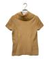 BURBERRY BLUE LABEL (バーバリー ブルー レーベル) ホース刺繍ウールブレンドハイネックニット ベージュ サイズ:SIZE M：4000円
