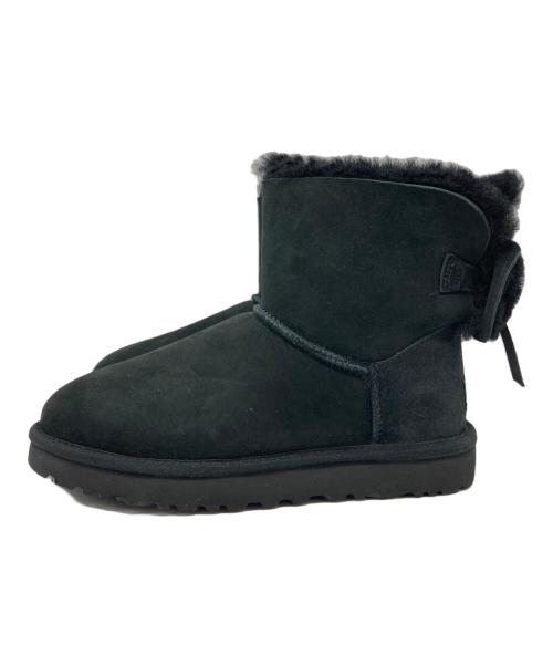 UGG（アグ）UGG (アグ) Classic Dudble Bow Mini（クラシック ダブル ボウ ミニ） ブラック サイズ:SIZE 23cmの古着・服飾アイテム
